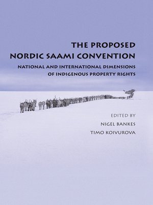 cover image of The Proposed Nordic Saami Convention